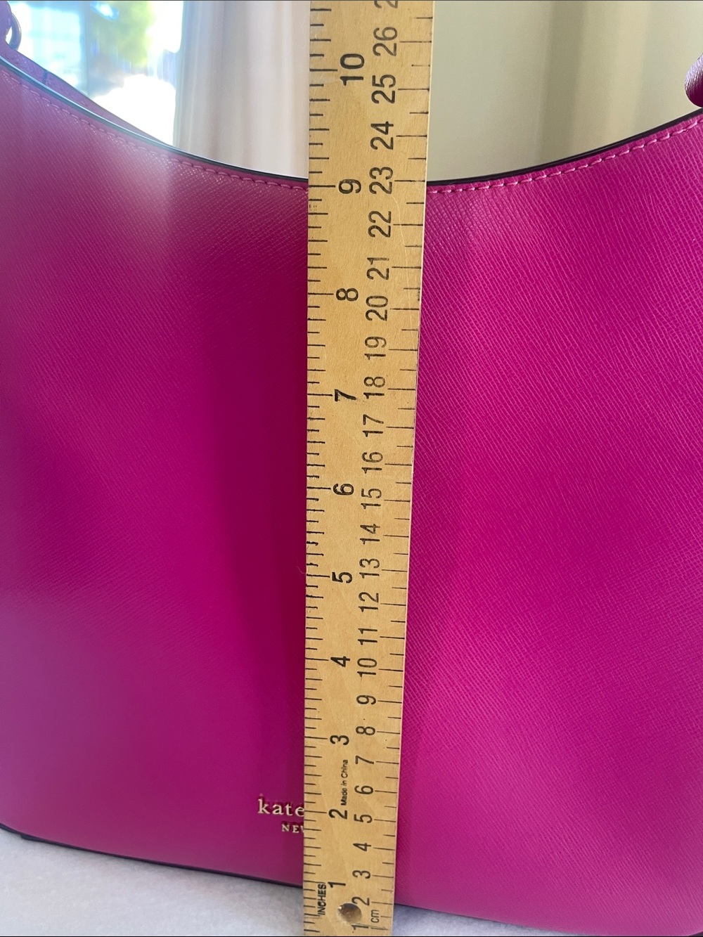 Kate Spade New York Pink Shoulder Bag Zip, Detachable Strap, Medium - Picture 13 of 14